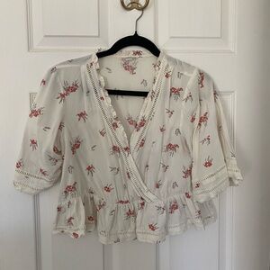 Floral crop top
